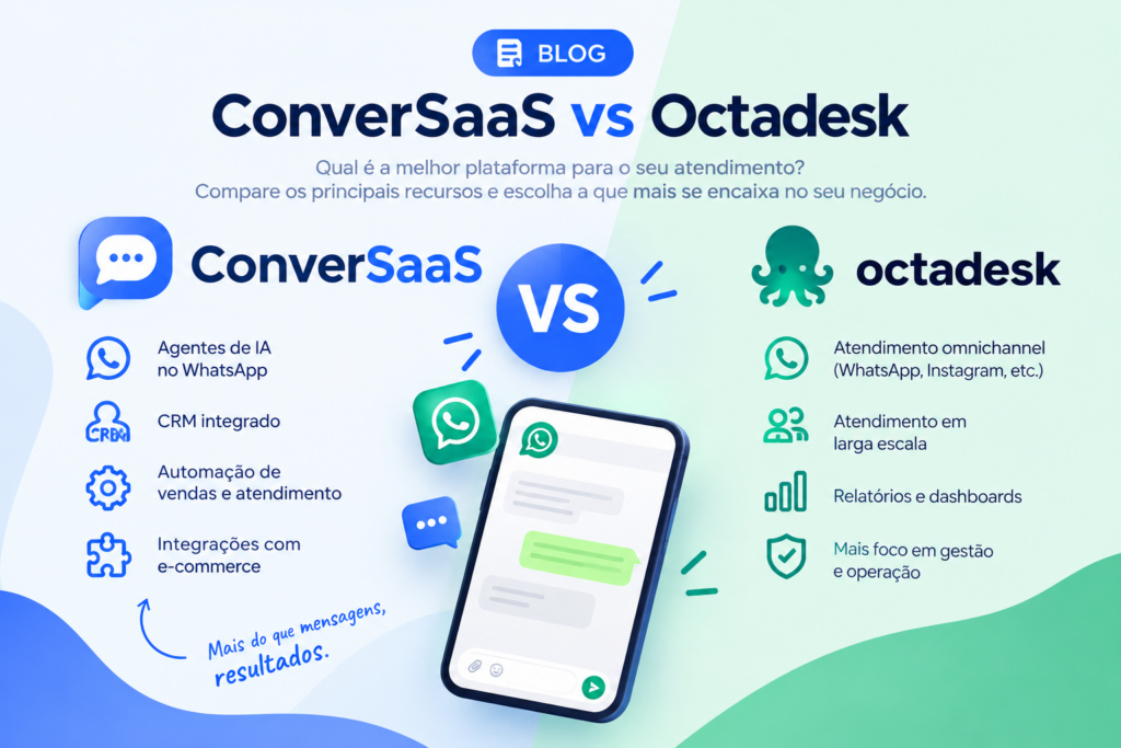 ConverSaaS vs Octadesk - ConverSaaS vs Octadesk